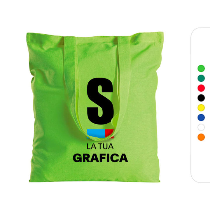 Shopping bag MYRTLE in cotone strutturato per eventi e brand