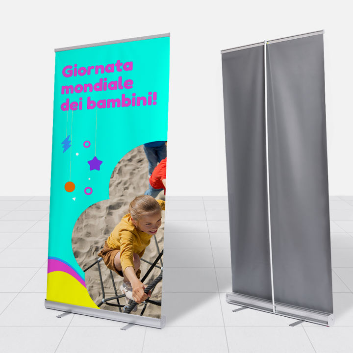 Stampare roll up con grafica personalizzata