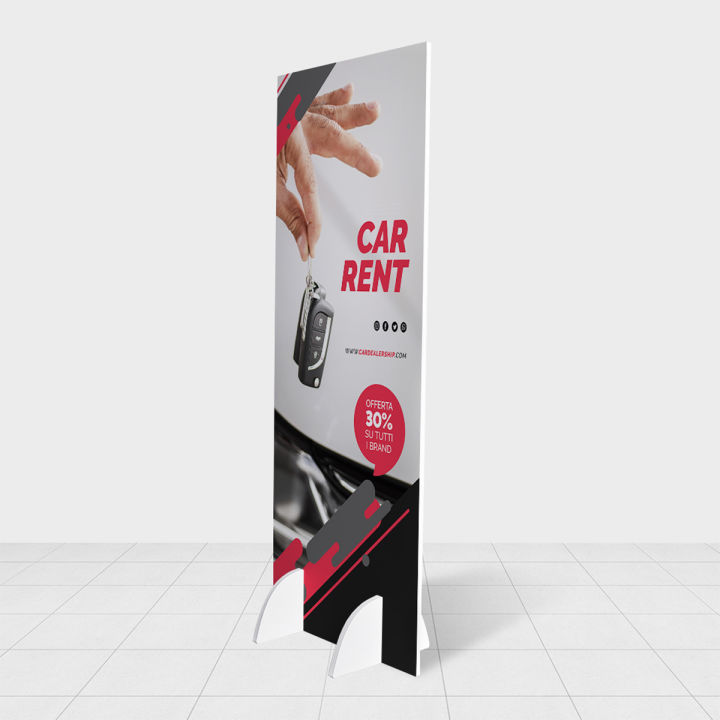  totem con logo e grafica