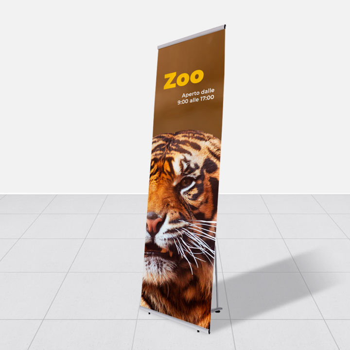 Stampa professionale Banner espositore da terra stampa personalizzata