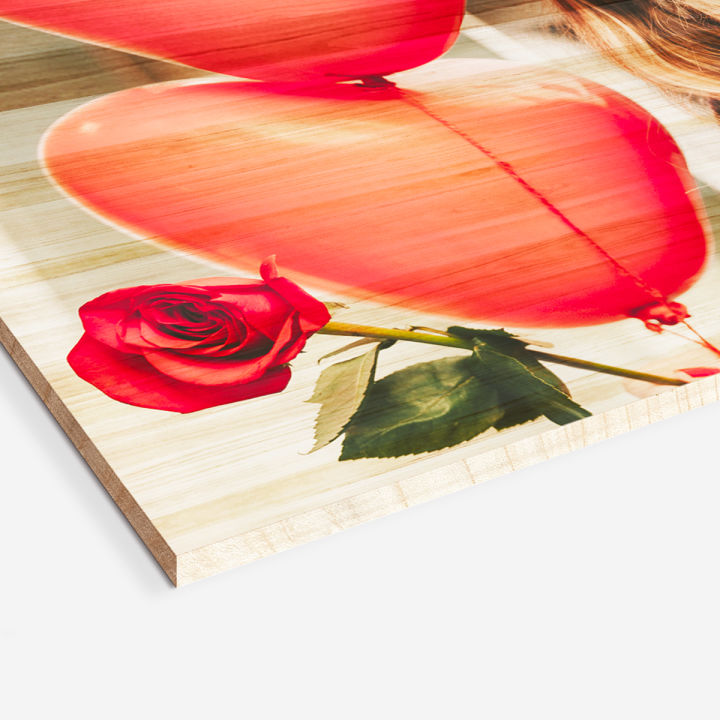 Regalo stampa su legno san valentino 2