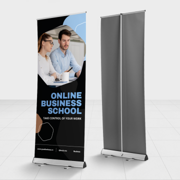 Stampare roll up con grafica personalizzata