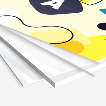 stampa personalizzata su plexiglass con logo