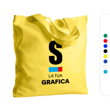 Shopping bag GRACE in cotone colorato per negozi ed eventi