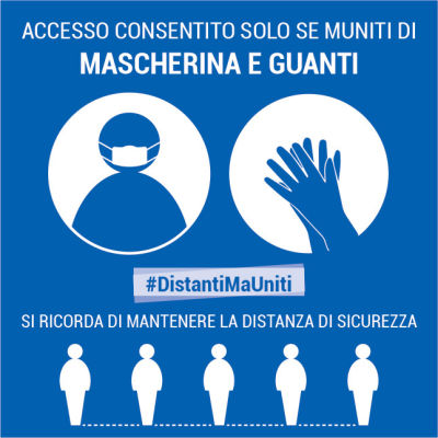 Mascherina e guanti