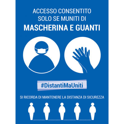 Mascherina e guanti