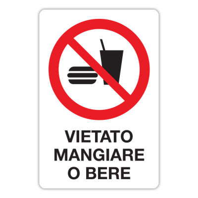 Vietato mangiare e bere