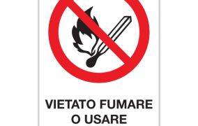 Vietato fumare ed usare fiamme libere