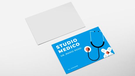 Biglietti da Visita Medici - Carta 350 gr - Stampa Fronte Retro