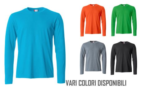 T-Shirt Basic Long Sleeves - Donna