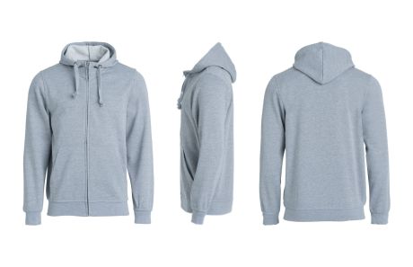 Felpa - Basic Hoody Full Zip - Donna