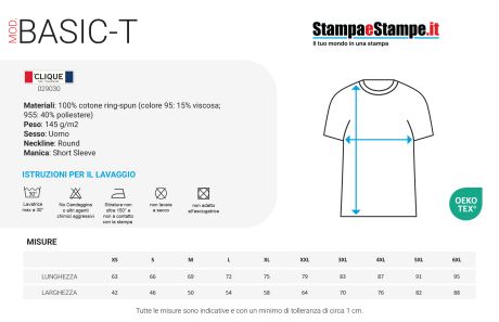 T-Shirt Basic - Bambino