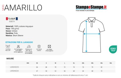 Polo Amarillo - Unisex Adulto
