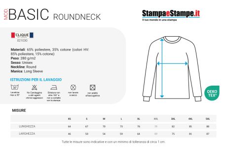 Felpa - Basic Roundneck - Bambino