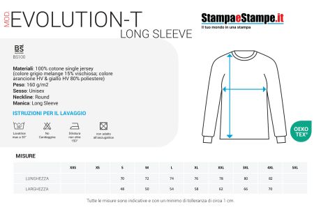 T-Shirt Evolution Long Sleeves - Unisex
