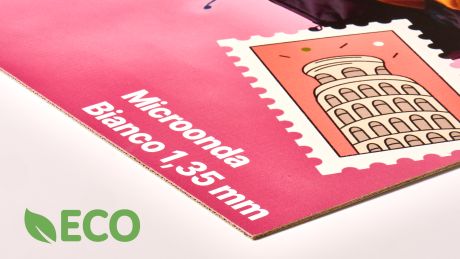 Espositore da Banco Display Cornice - Cartone Microonda 1.35 mm