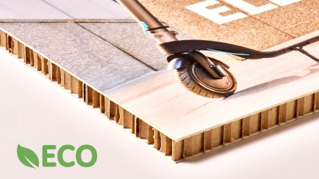 Desk Promozionali in Cartone - Alveolare bianco 16 mm