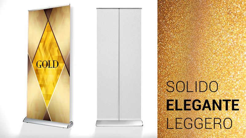 Espositore Roll Up 85x200cm. Personalizzato A Colori – Colazzo Srl - Foto 12