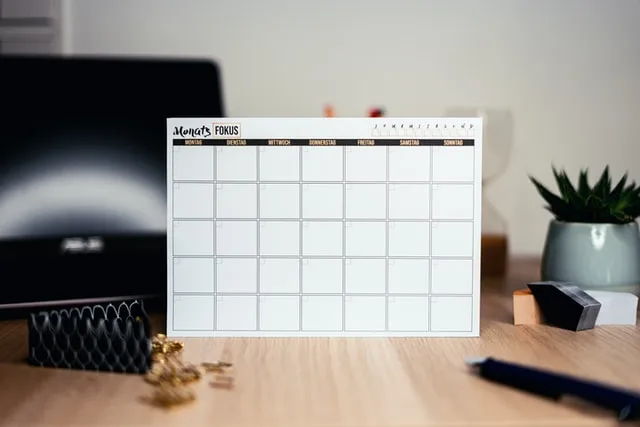 calendario personalizzato