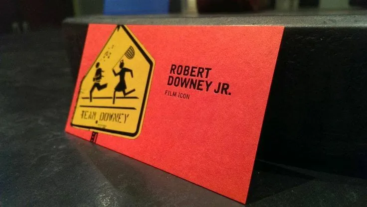 Biglietti da visita Robert Downey Jr.