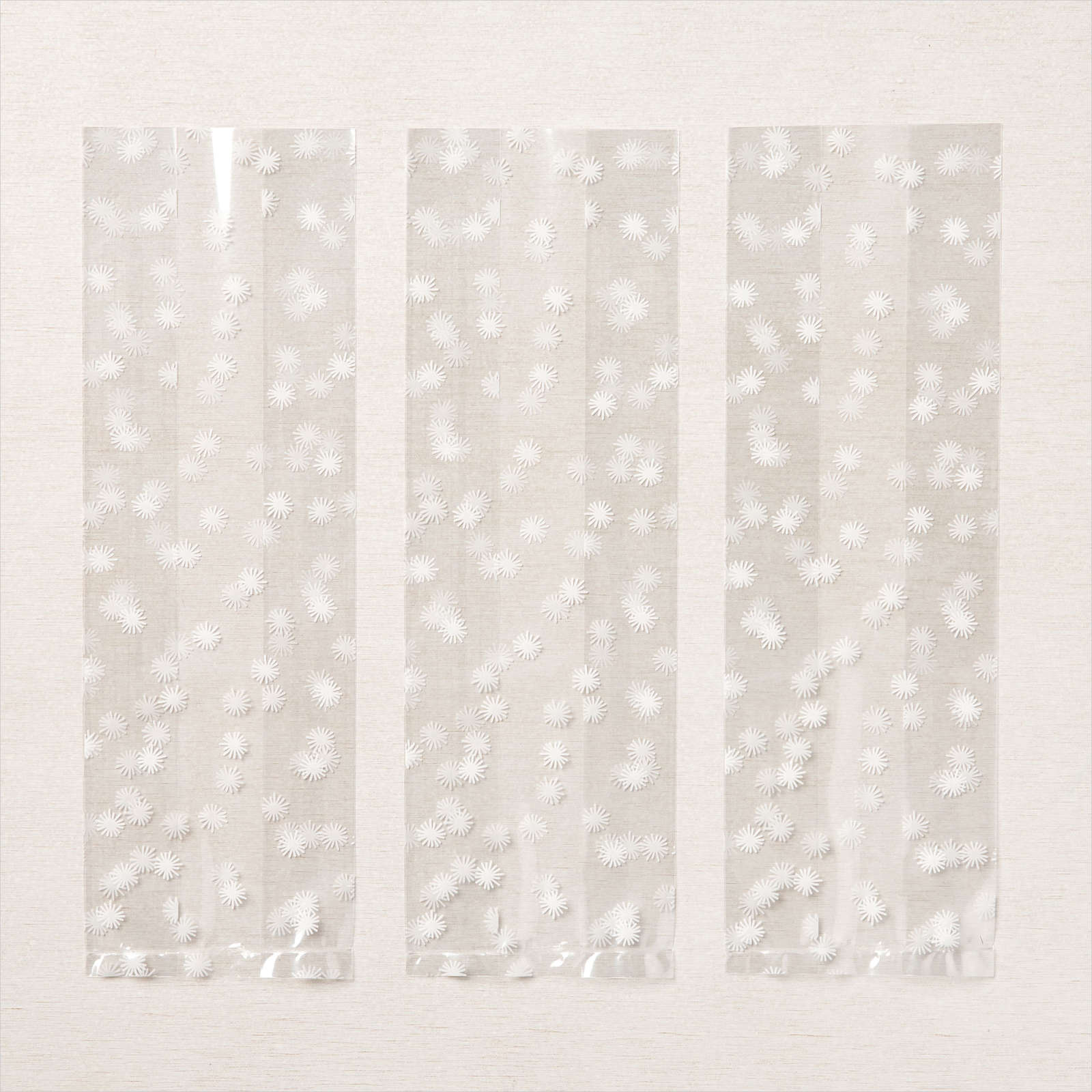 3" X 9" (7.6 X 22. 9 CM) PRINTED GUSSETED CELLOPHANE BAGS