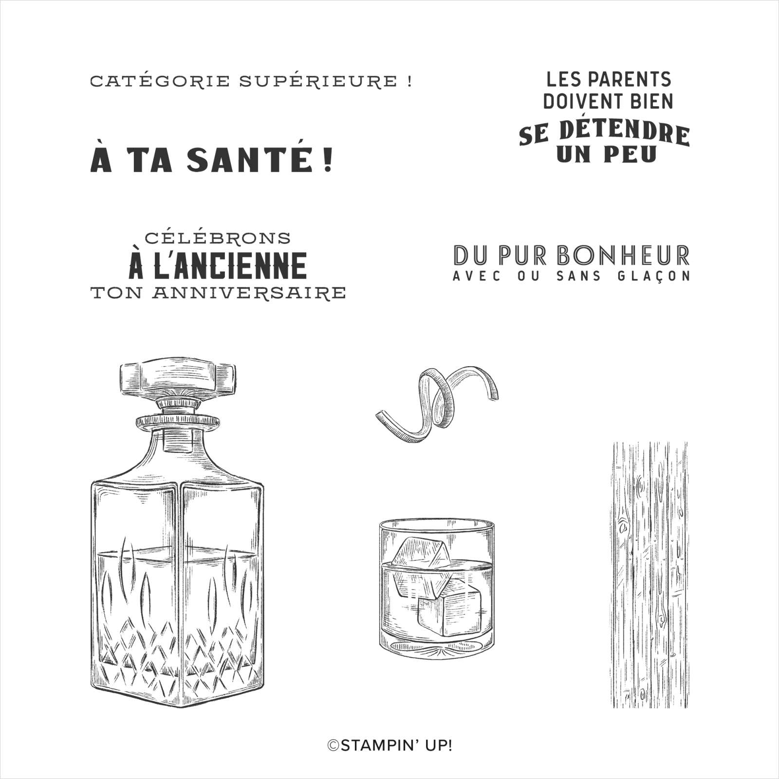 SET DE TAMPONS AMOVIBLES CATÉGORIE SUPÉRIEURE (FRANÇAIS)