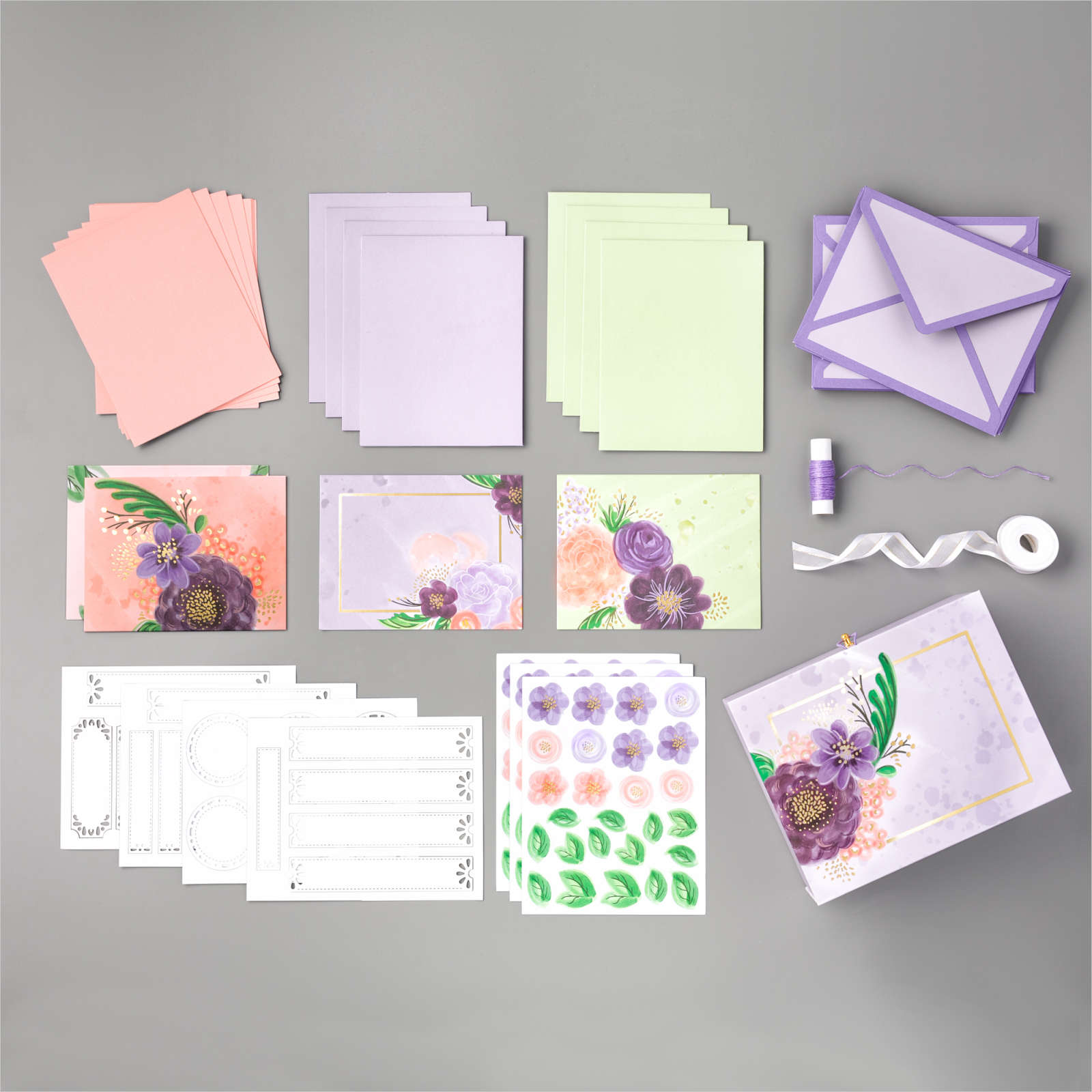 GORGEOUS POSIES CARD KIT (ENGLISH)