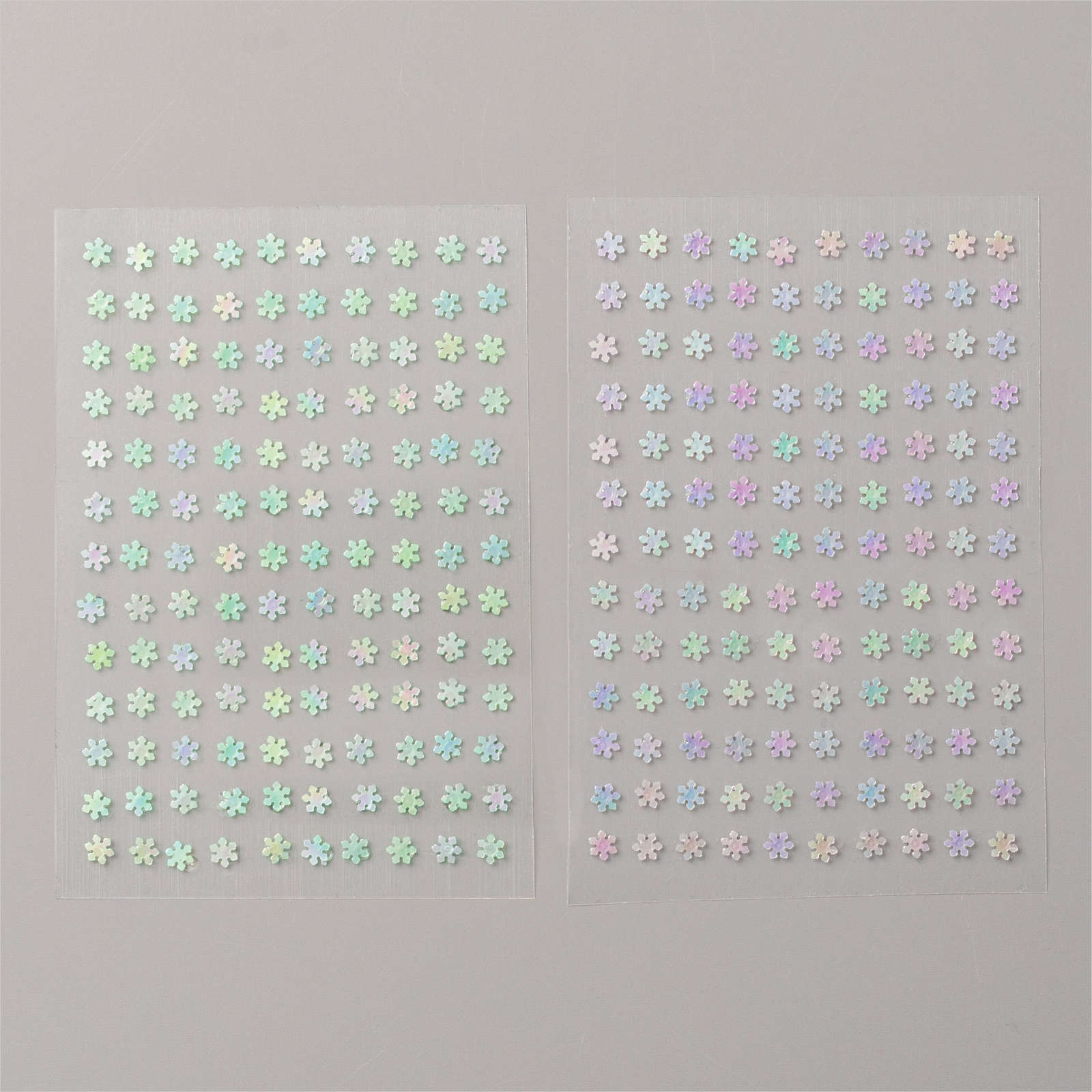 ADHESIVE-BACKED SNOWFLAKES