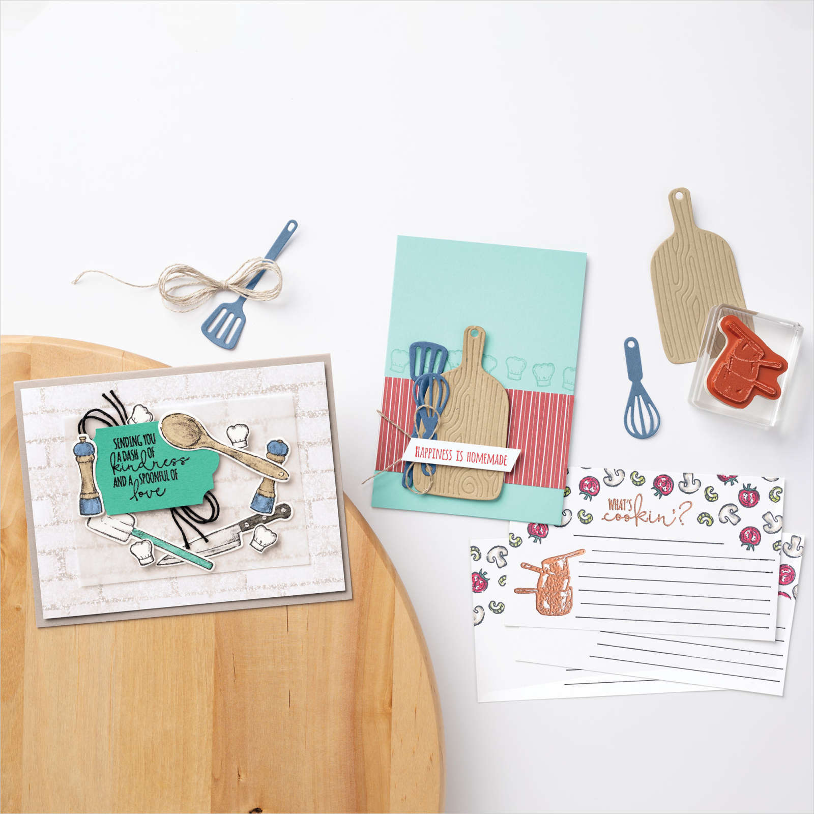 WHAT'S COOKIN' CLING STAMP SET