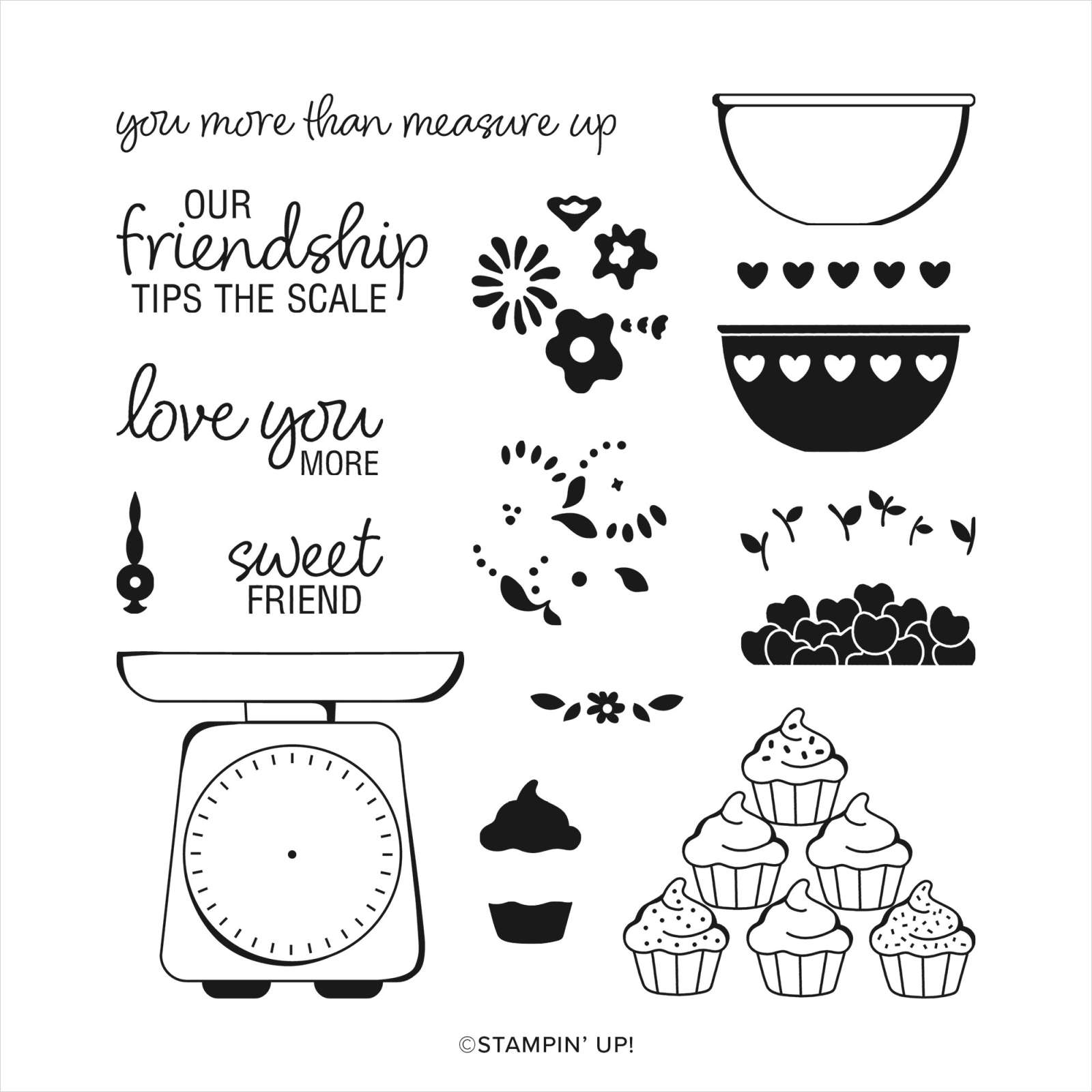 MEASURE OF LOVE PHOTOPOLYMER STAMP SET (ENGLISH)