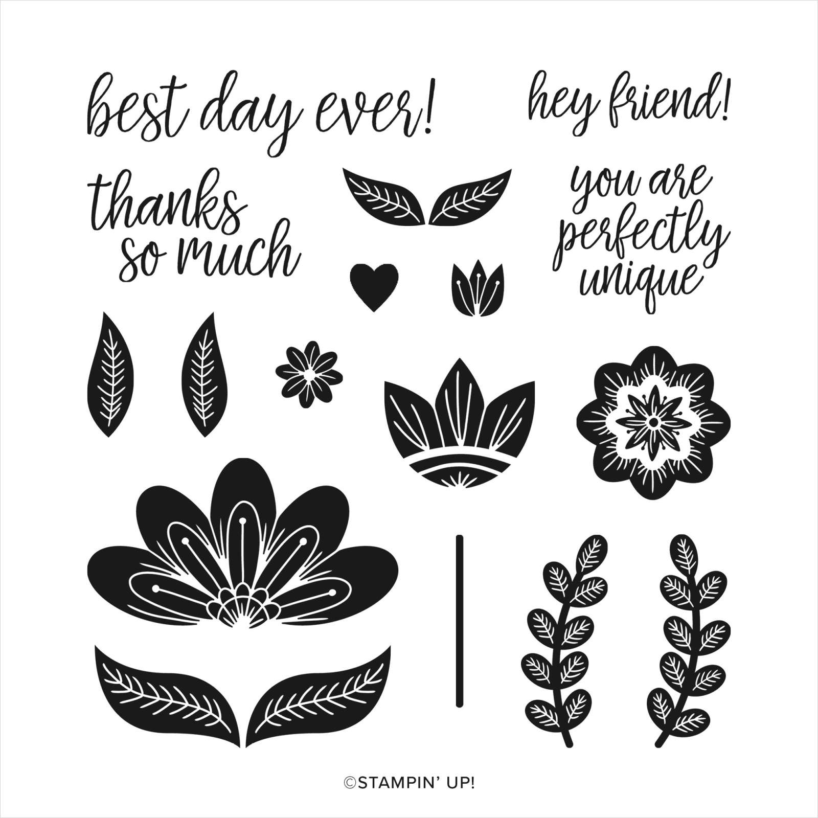 IN SYMMETRY PHOTOPOLYMER STAMP SET