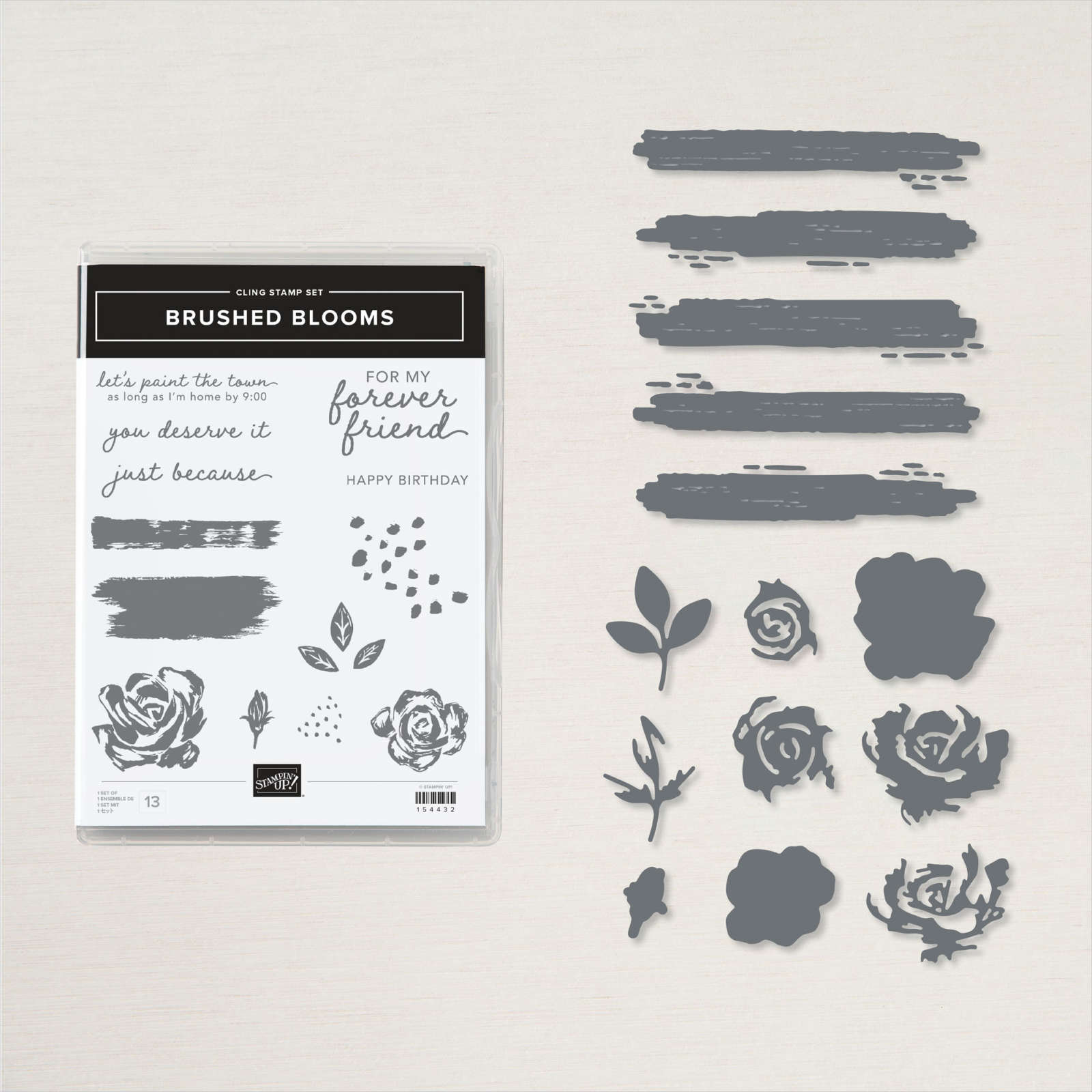 Brushed Blooms Bundle | Craft Stamp Create
