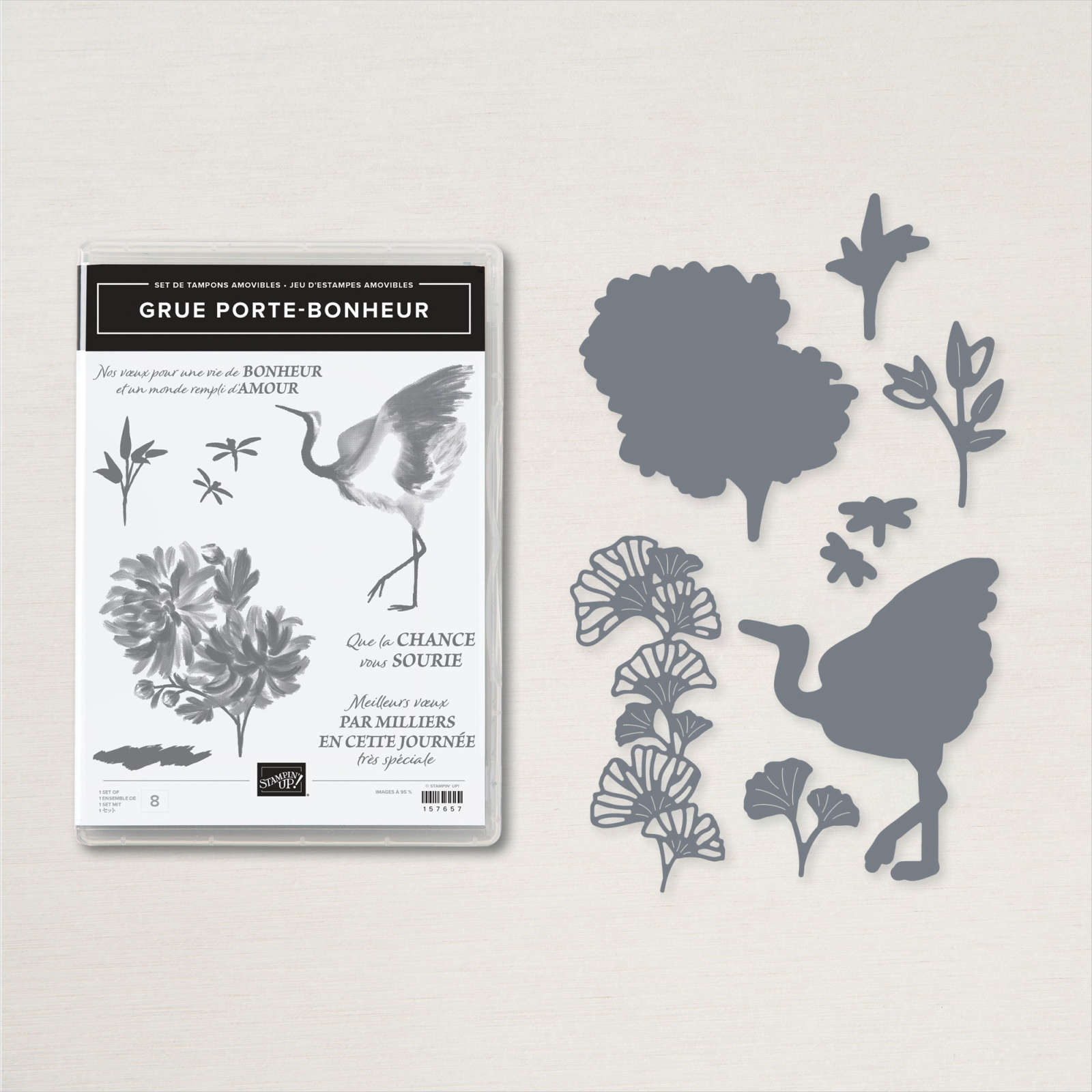 Grue Porte Bonheur Bundle By Stampin Up