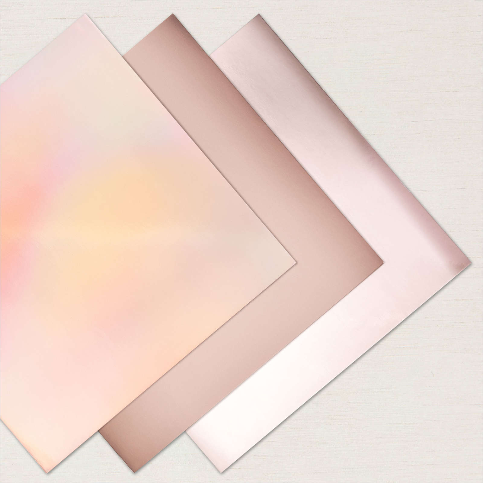 ROSE GOLD 12” X 12” (30.5 X 30.5 CM) SPECIALTY PAPER