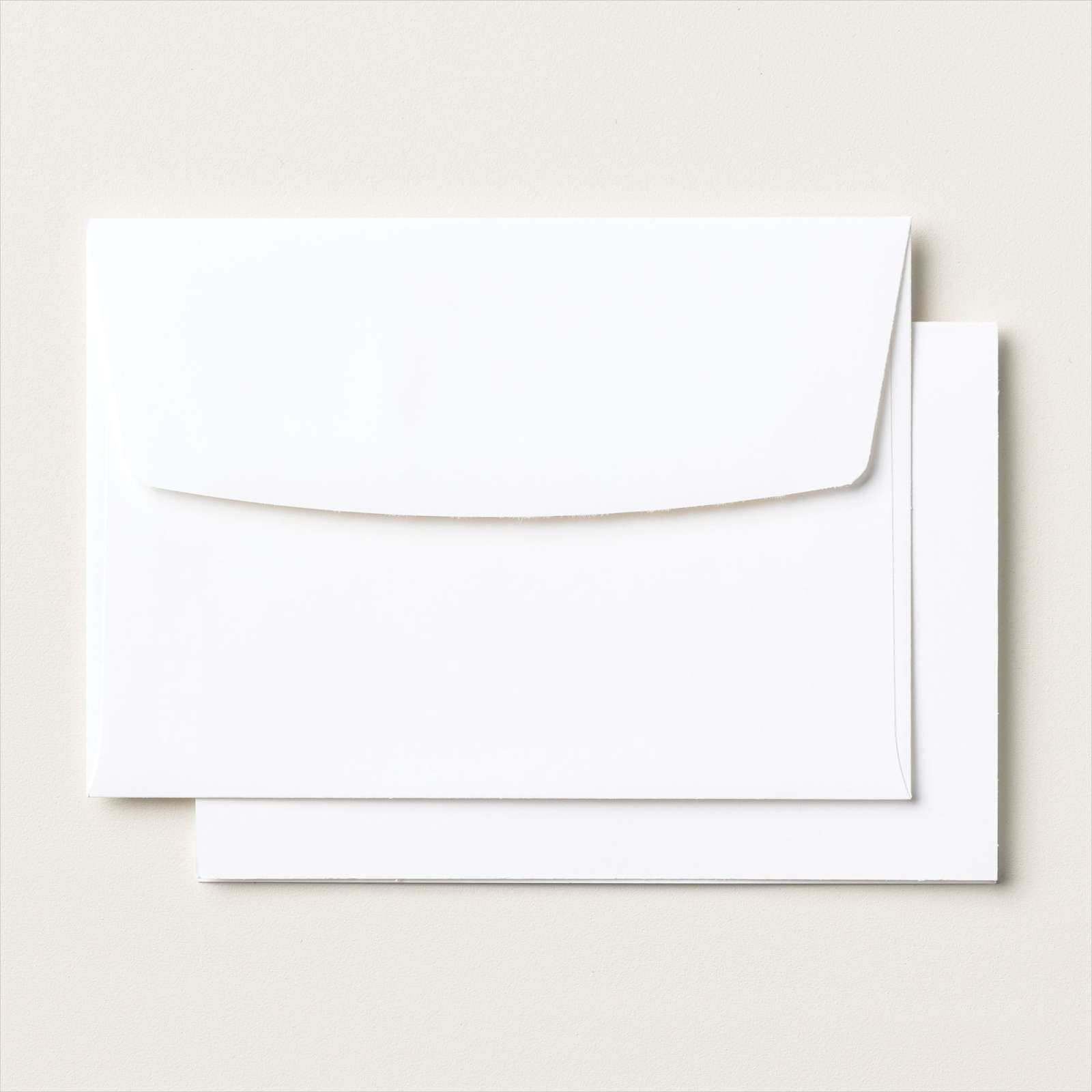 BASIC WHITE NOTE CARDS & ENVELOPES