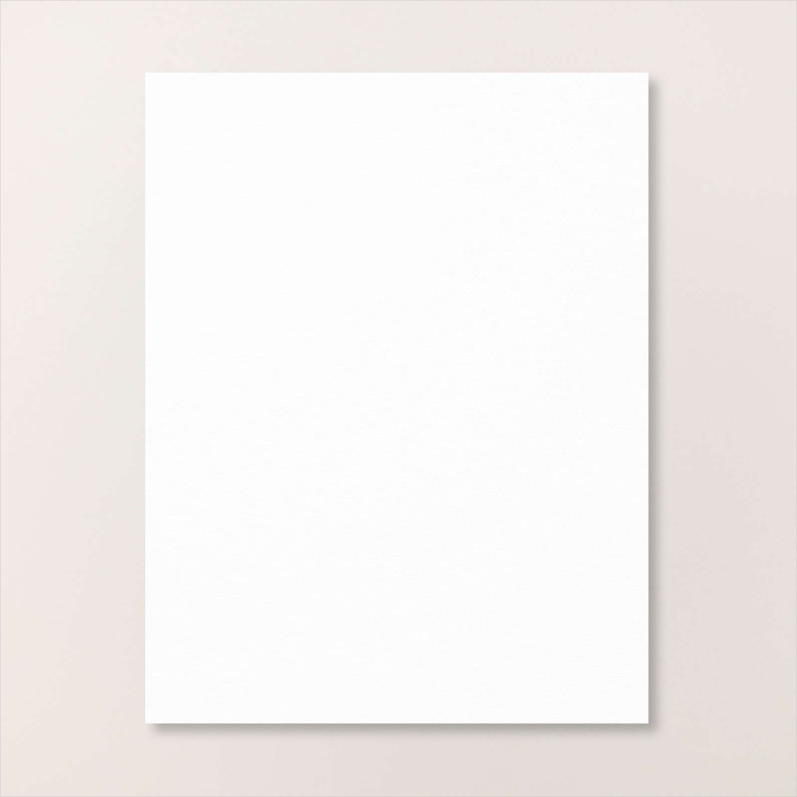 BASIC WHITE 8-1/2" X 11" CARDSTOCK