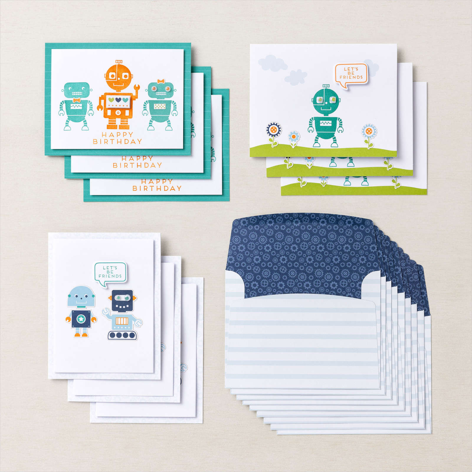 ROBOT BUDDIES KIDS CARD KIT (ENGLISH)