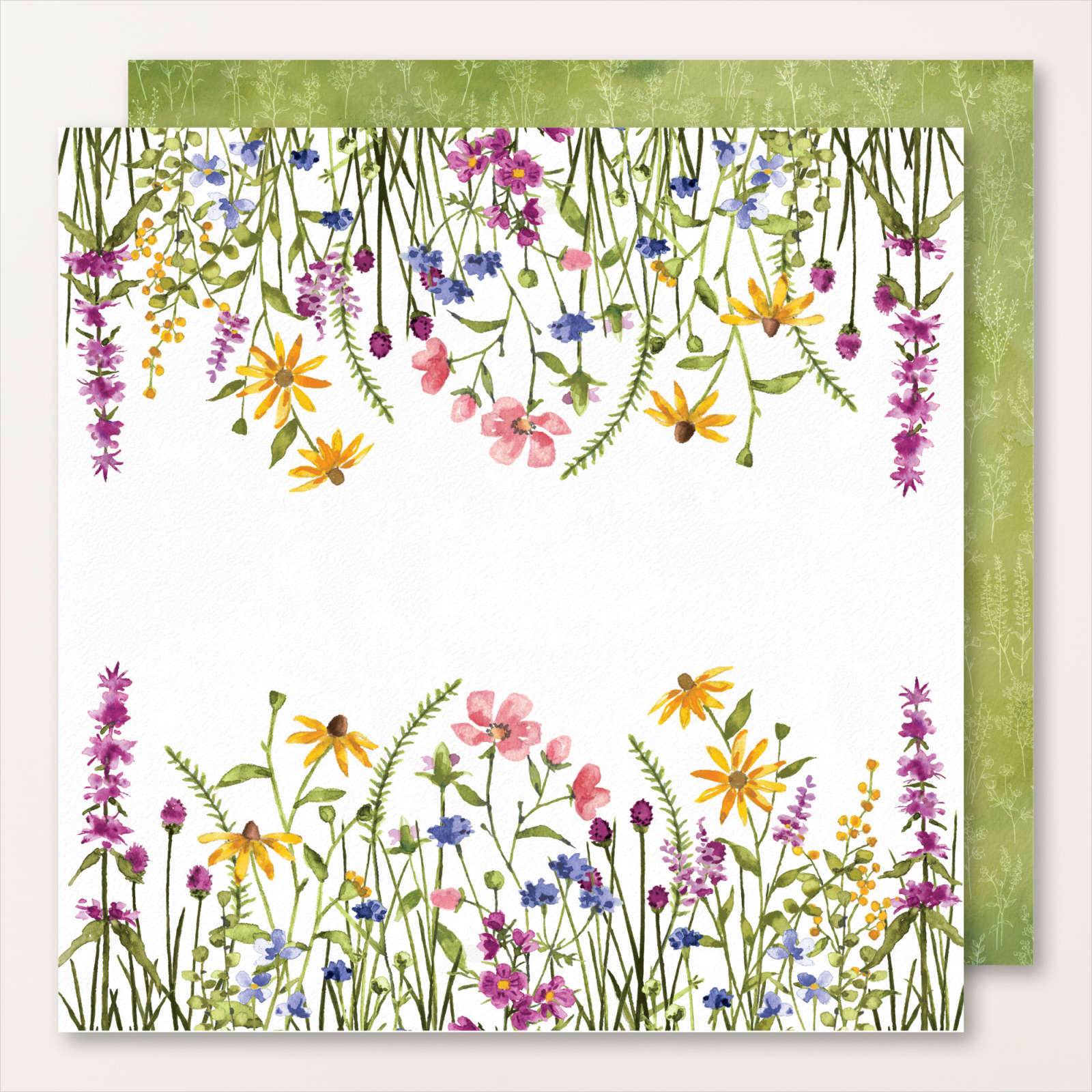 DAINTY FLOWERS 12" X 12" (30.5 X 30.5 CM) DESIGNER SERIES PAPER