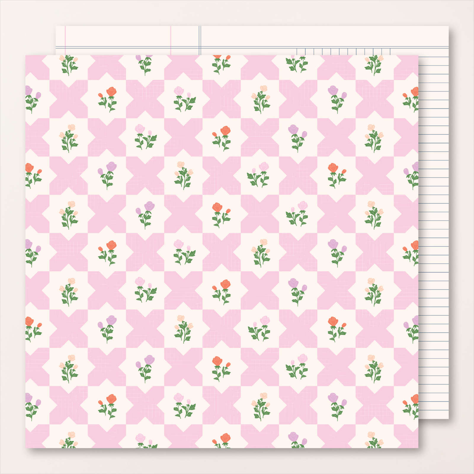 Hedgehog Floral Wrapping Paper in BUTTERCUP – Studio Q - Art by