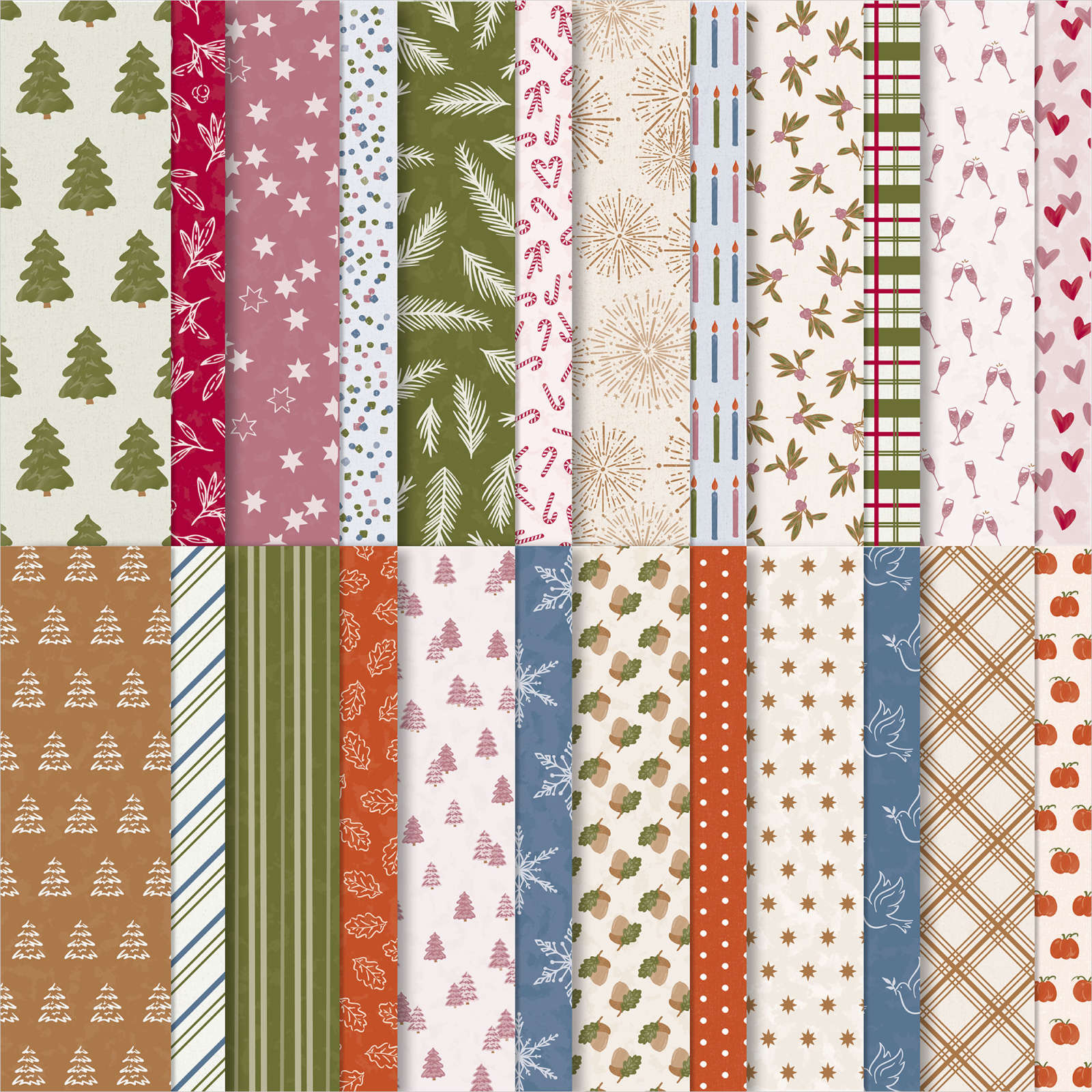 ICONIC CELEBRATIONS 6" X 6" (15.2 X 15.2 CM) DESIGNER SERIES PAPER