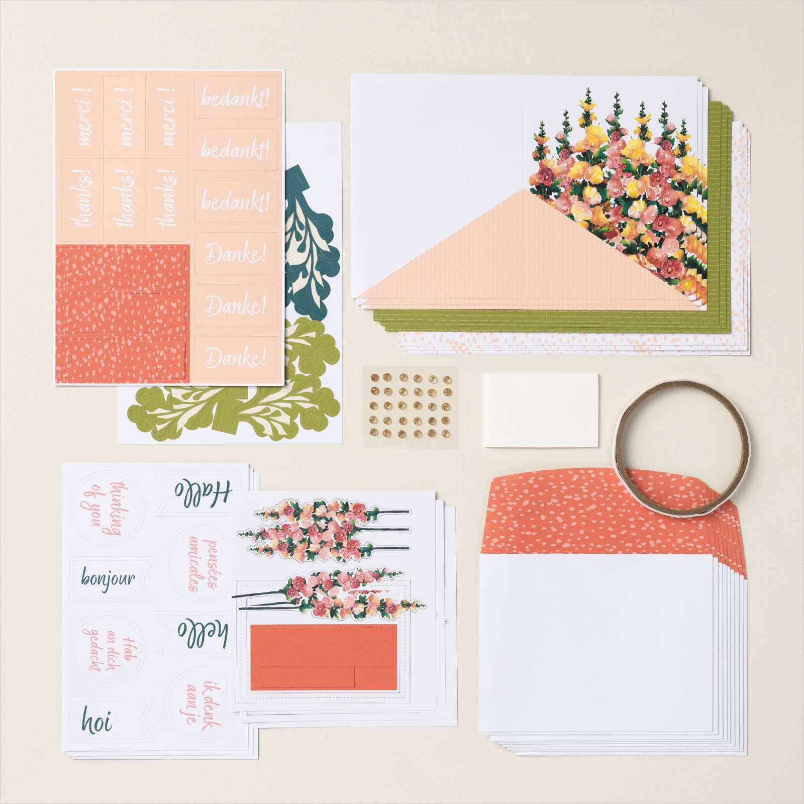 HELLO HOLLYHOCKS KIT