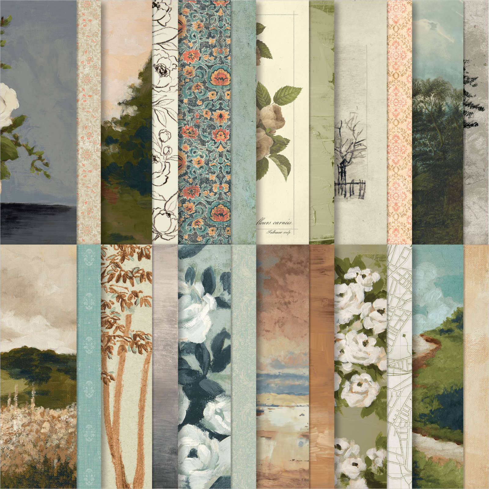 BEAUTIFUL GALLERY 6" X 6" (15.2 X 15.2 CM) DESIGNER SERIES PAPER