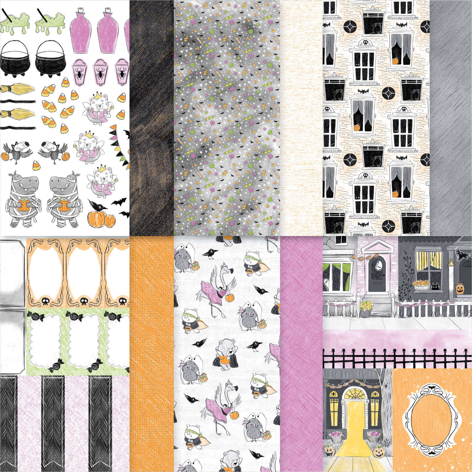 SPOOKY SWEET 12" X 12" (30.5 X 30.5 CM) SPECIALTY DESIGNER SERIES PAPER