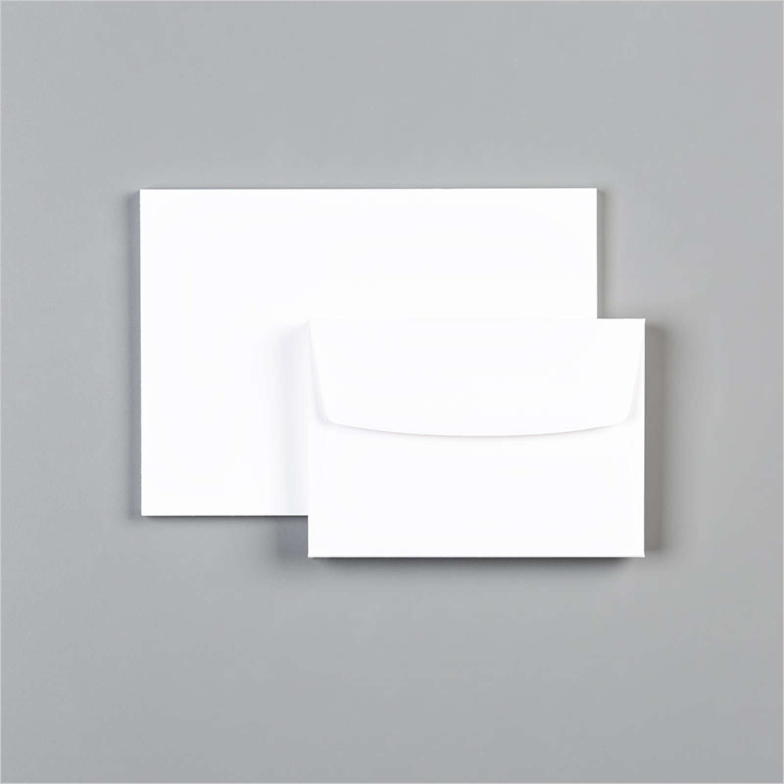 WHISPER WHITE NOTE CARDS & ENVELOPES