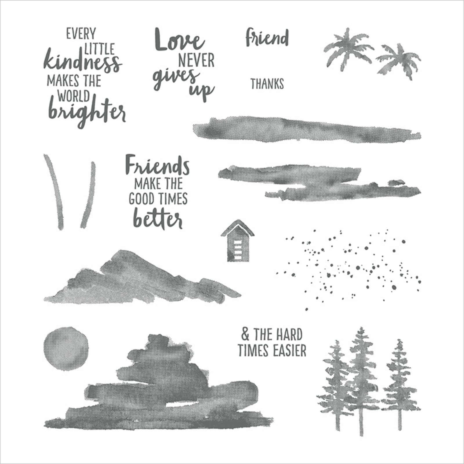 WATERFRONT PHOTOPOLYMER STAMP SET