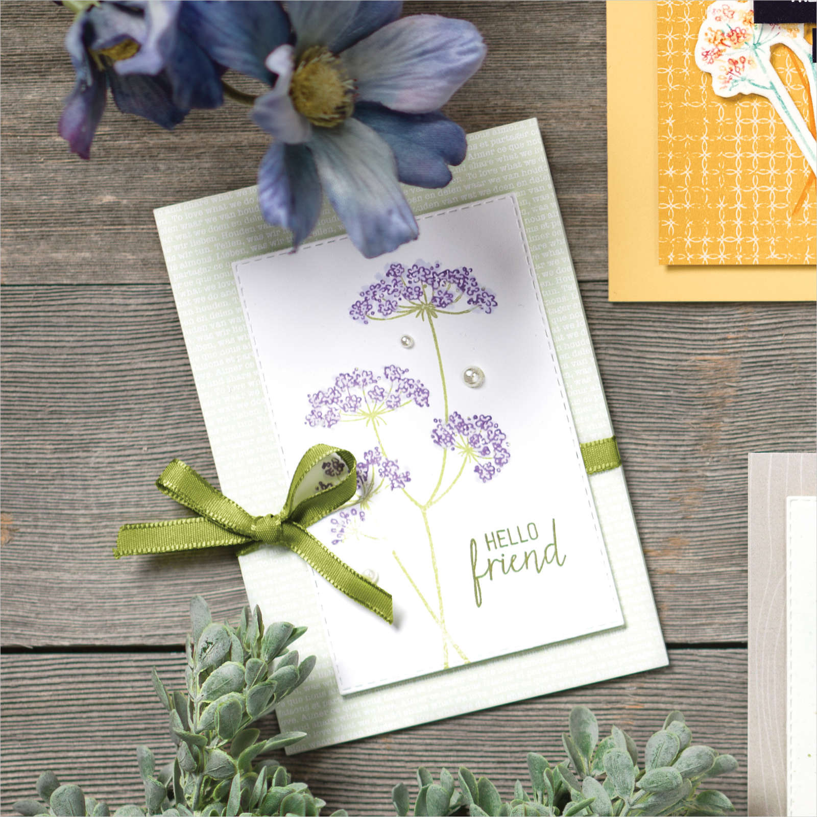 QUEEN ANNE'S LACE PHOTOPOLYMER STAMP SET (EN)