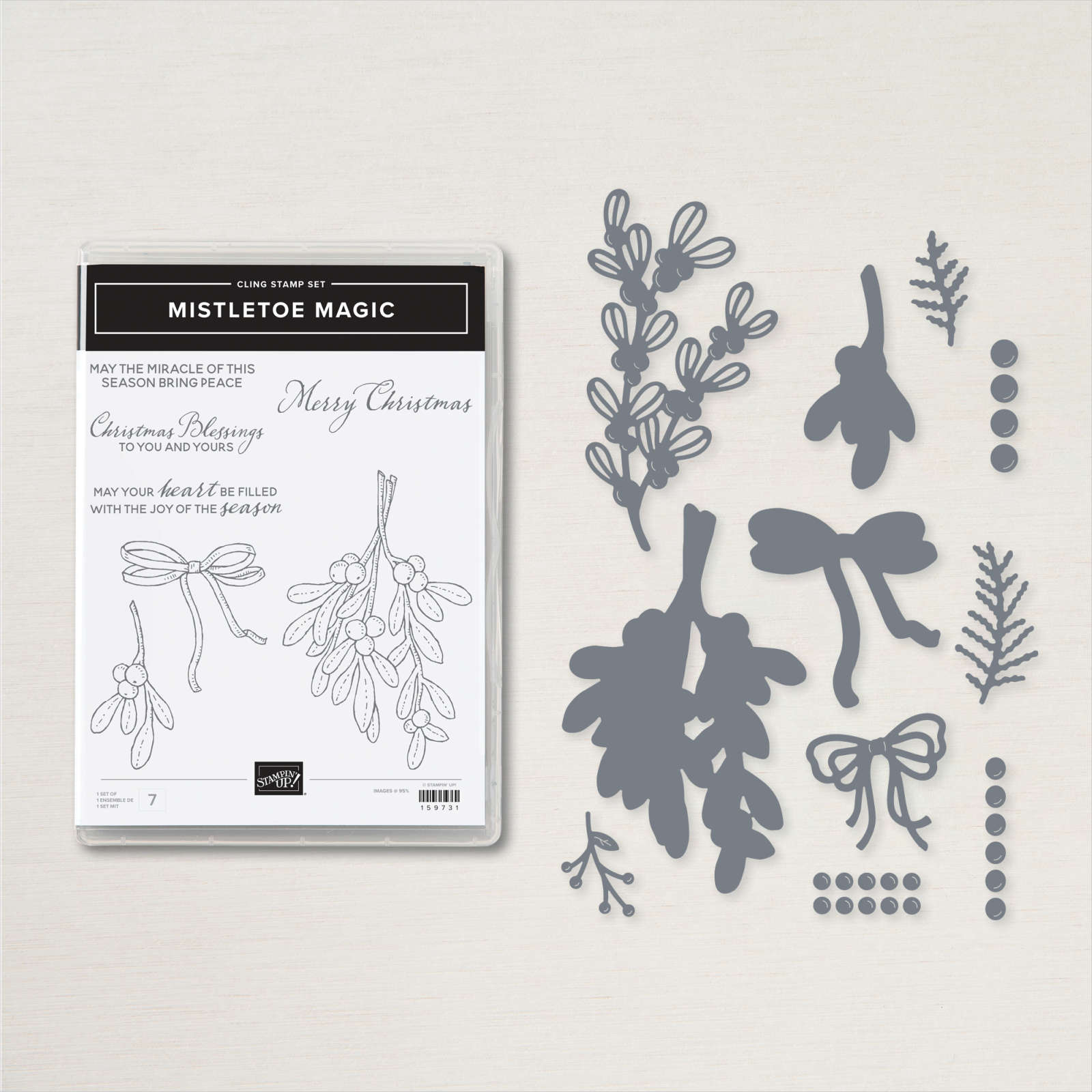 something fancy cling stamp set (english)