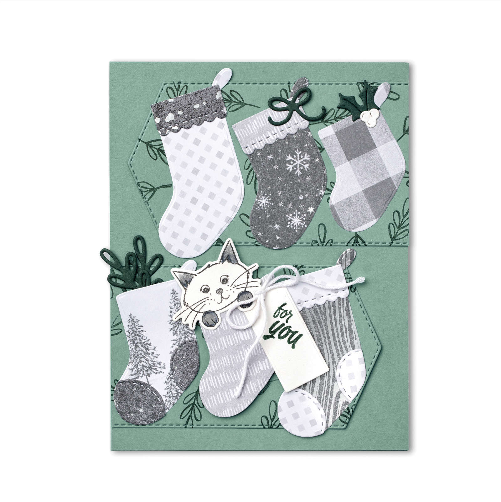 August-December 2021 Mini Catalog - Peaceful Sweet Stockings Card