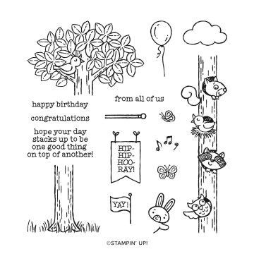 #155321 WOODLAND WONDER PHOTOPOLYMER STAMP SET