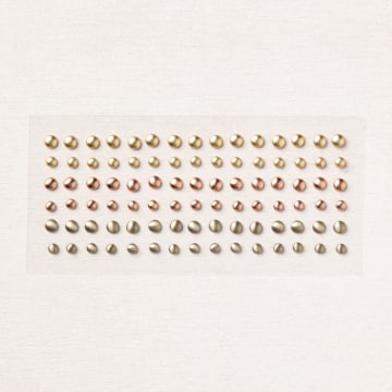 Brushed Metallic Adhesive-Backed Dots #156506